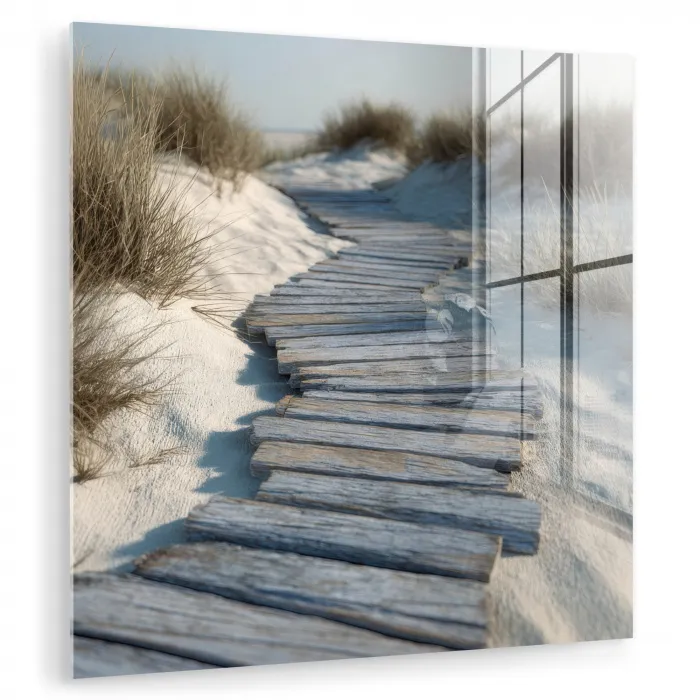 Pad - Planken - Duinen - Gras plexiglas 5mm klein -zzzproduct_nieuw