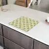 Klassiek - Waaier - Groen Inductie beschermer vinyl 3mm middel 274 -sfeer8