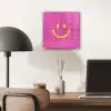 Smiley - Vrolijk - Roze plexiglas 5mm klein -sfeer6
