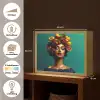 Vrouw - Hoodtooi - Tropisch - Fruit - Druiven Light Box met batterij (Wandlamp) middel -USP_websiteoverzichtNL