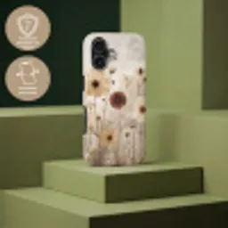 Wilde bloemen - Botanisch - Vintage - Natuur - Rustiek Toughcase MagSafe Apple iPhone 17 klein -USP_PrintM_FR