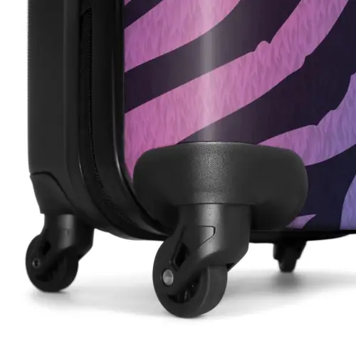 Animal holo - Zebraprint NBS - Handbagage koffer - Kinderen Unisex middel -wiel