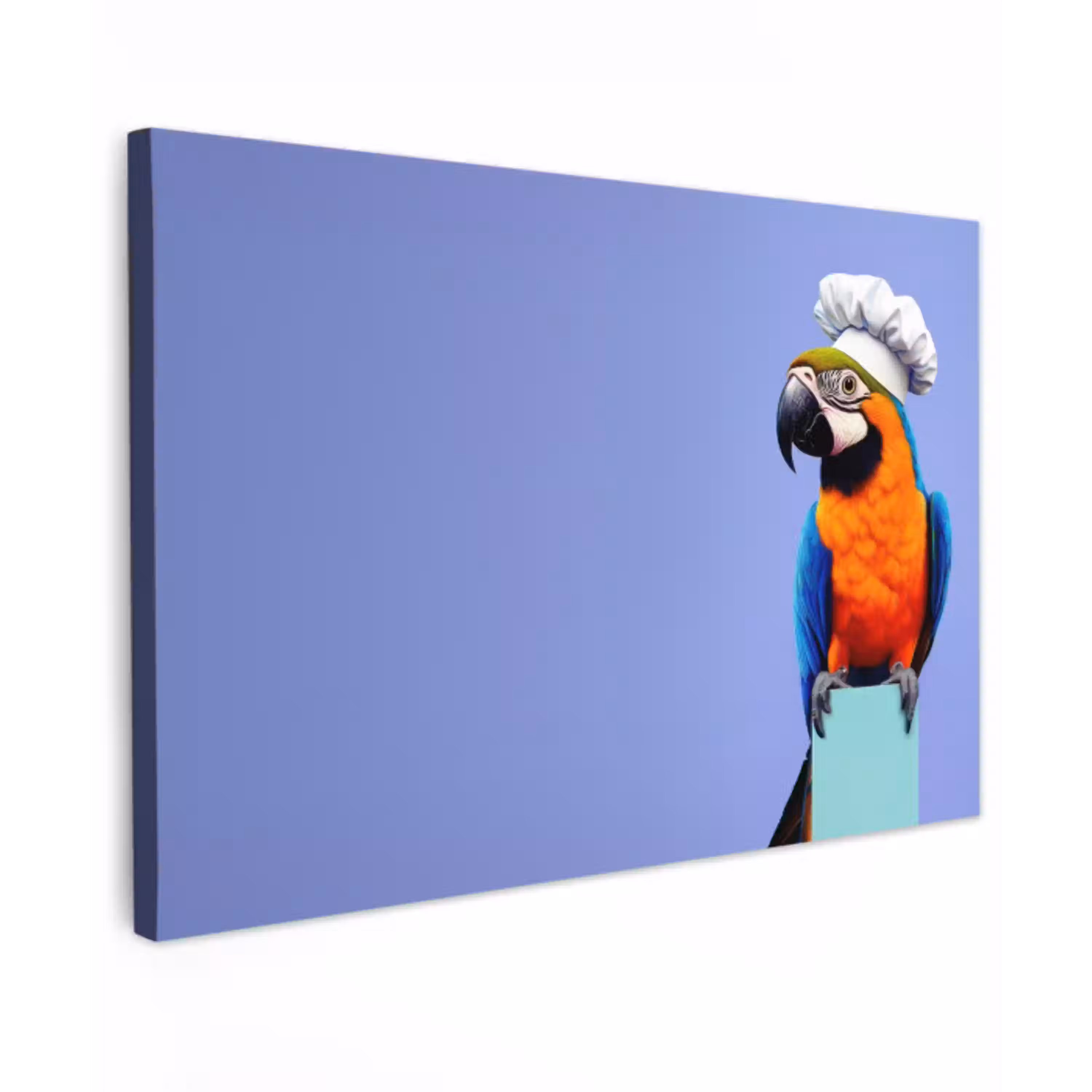 papegaai-3-2-gigapixel-standard-v2-6x Tuinposter op houten frame 2 cm dik klein -3d