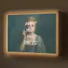 Klassiek - Sierlijk - Roze Light Box met batterij (Wandlamp) middel -z3d_website