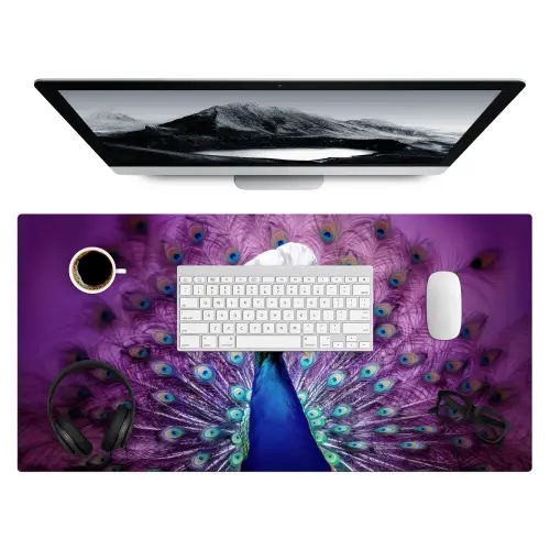 Pauw - Koksmuts - Cool - Paars Muismat XXL klein -3d