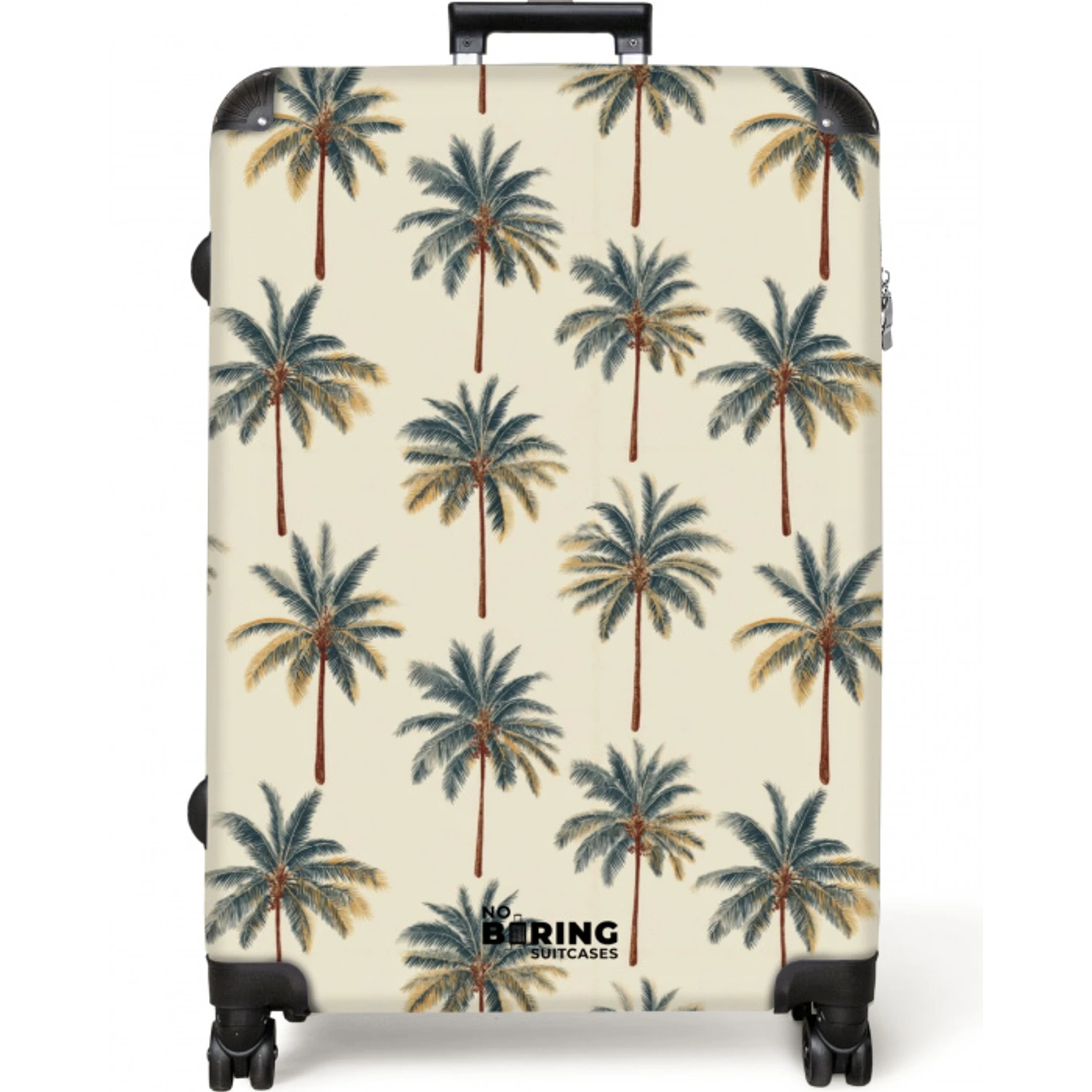 Palmbomen - Tropisch - Groen NBS - Large koffer - Volwassenen Unisex groot -zzzzzzzzkaufland2