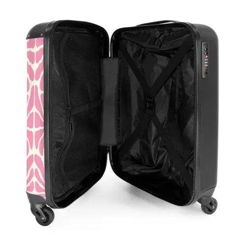 3 NBS - Handbagage koffer - Unisex middel -binnenkant