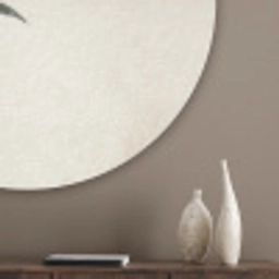 Japandi - Bamboe - Beige Akoestische PET Vilt - Rond klein -sfeer5_closeup