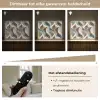 Abstract - Golven - Kleurrijk Light Box met batterij (Wandlamp) middel 907 -USP_dimbaarNL