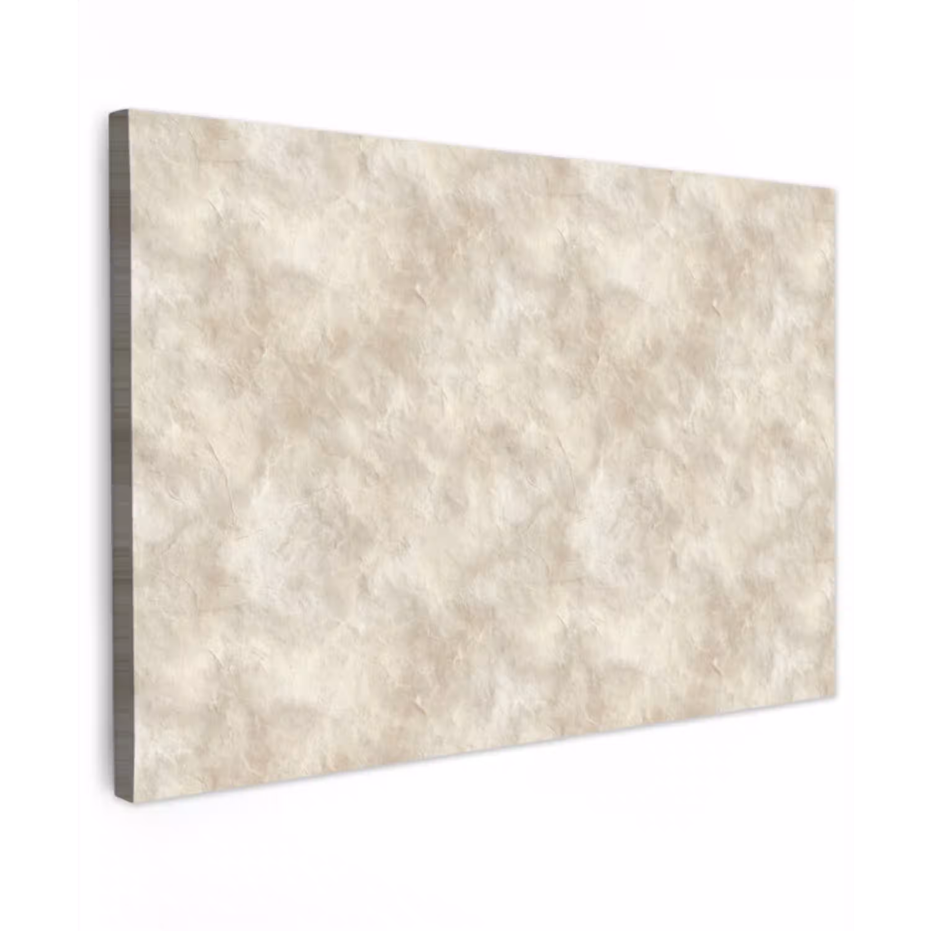 Beige - Reliëfstructuur - Natuursteen canvas 2cm klein 34 -z3d