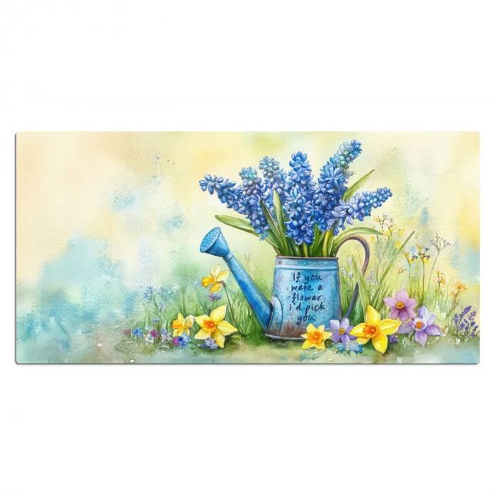 Lavendelbloemen - Quote - Gieter Muismat XXL klein -3d_leeg