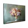 Orchidee - Boeket - Vaas - Bloemen Tuinposter op houten frame 2 cm dik klein -3d