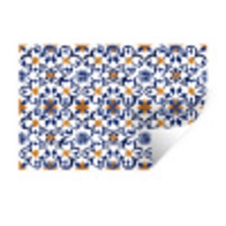 Patroon - Modern - Kleurrijk Muursticker klein 286 -3d