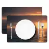 Orka - Zee - Zonsondergang Placemat vinyl groot -zzsfeer2_Kitchenyeah-website
