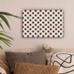 Polka - Dots - Rood canvas 2cm klein 34 -sfeer1