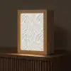 Zebra - Motief - Grijs Light Box met kabel (Tafellamp) klein 925 -z3d_website