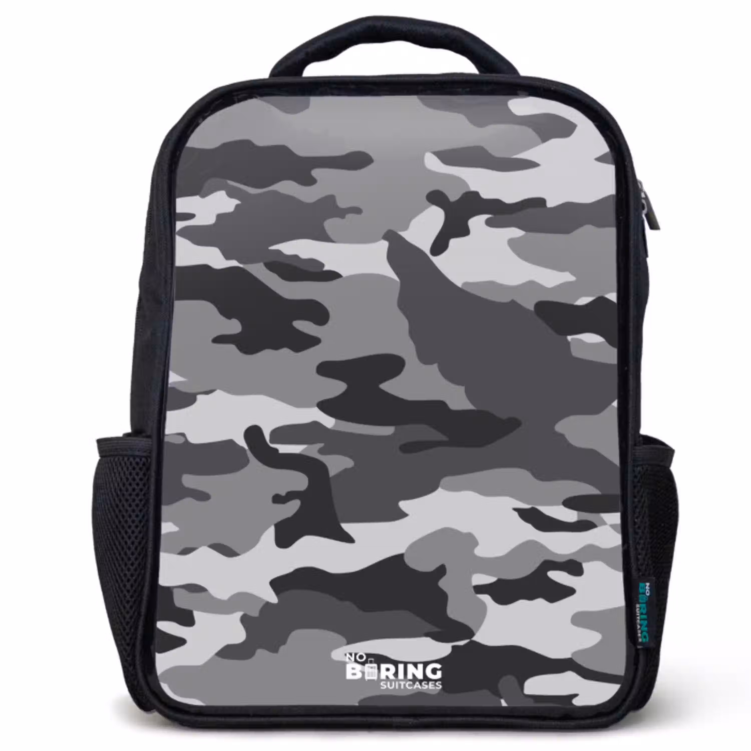 Camogrijs Rugzak - Zwart middel -3d