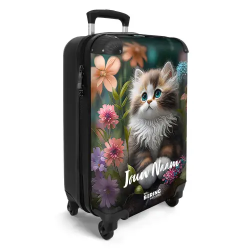 Snoezige Sjakie NBS - Handbagage koffer - Kinderen Unisex middel -productfoto_3d