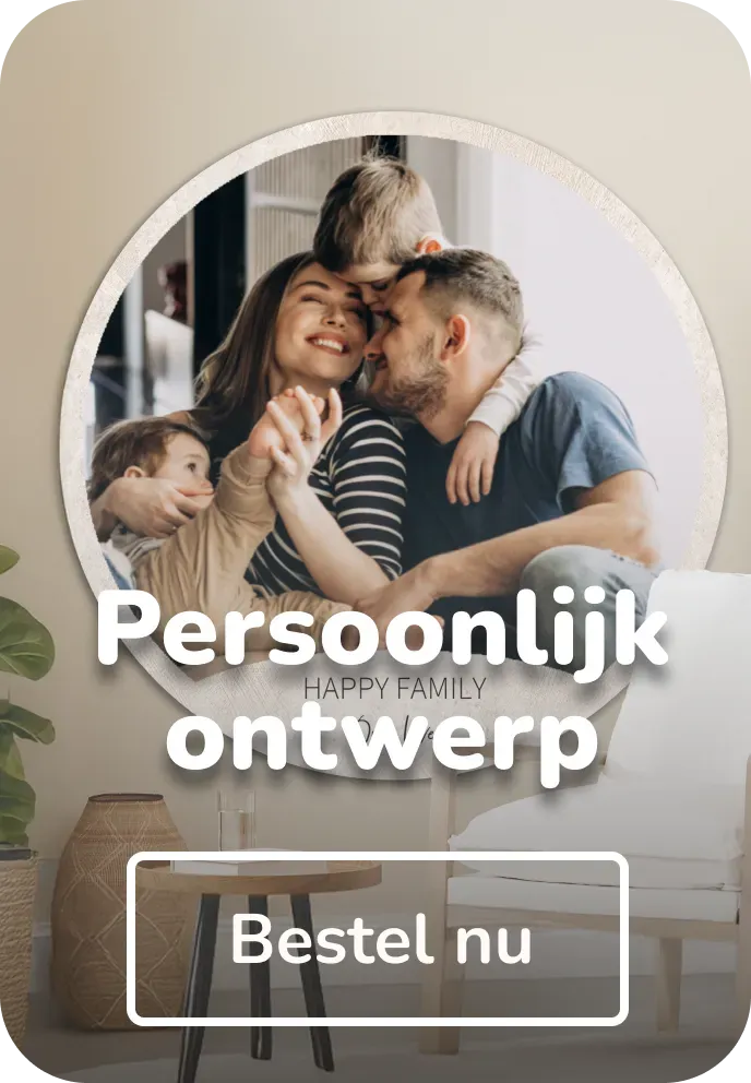 Muurcirkel personaliseren