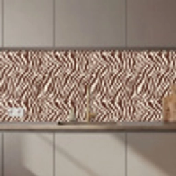 Zebra - Patroon - Zwart - Wit keuken achterwand 2 middel 871 zz_3dshopping