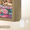 Luipaard - Kleurrijk - Tropisch Light Box met batterij (Wandlamp) middel -USP_websiteoplaadbaarNL