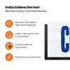 Ciao - Stippen - Roze - Wit Inductie beschermer vinyl 3mm klein -zzzzzzz-td-ups