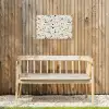 Terrazzo -  Patroon - Neutraal - Zacht - Multi Tuinposter op houten frame 2 cm dik klein 845 -sfeer4