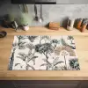 Tropisch - Bomen - Bladeren - Jungle Inductie beschermer vinyl 3mm klein -sfeer5