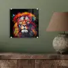 Graffiti - Leeuw - Bril - Zwart plexiglas 5mm klein -sfeer3