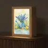 Lavendelbloemen - Quote - Gieter Light Box met kabel (Tafellamp) klein -z3d_website