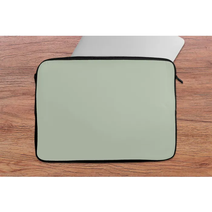 Kleur - Mintgroen - Interieur laptophoes neopreen klein 279 -tafel