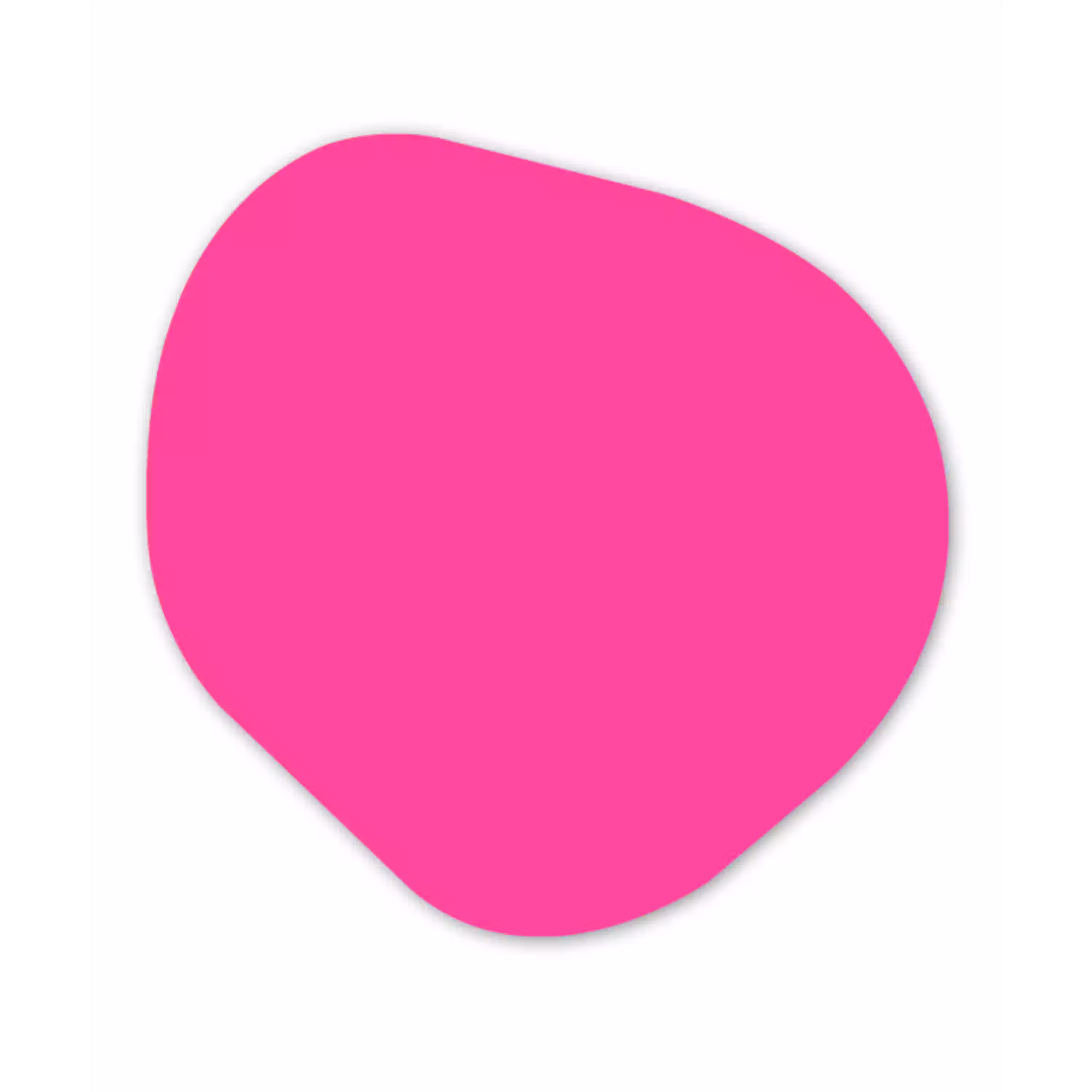 Electric - Magenta - Roze Wandcirkel Organisch Forex 3mm klein 629 -3d