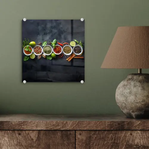 Kruiden - Specerijen - Betonlook - Stilleven plexiglas 5mm klein -sfeer3