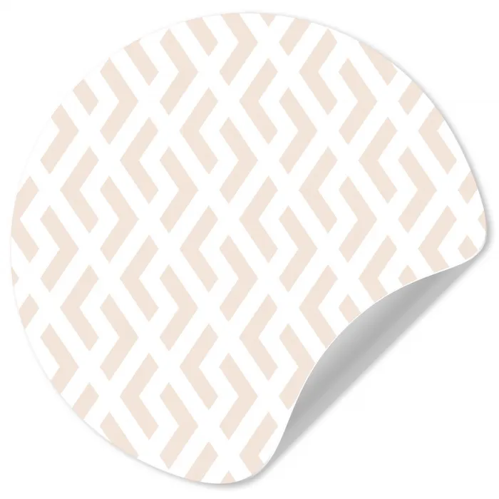 Abstract - Patronen - Design - Lijn Wandcirkel behangsticker klein 186 -3d