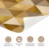 Geometrisch - Driehoek - Goud deurposter klein 289 -closeup_NL