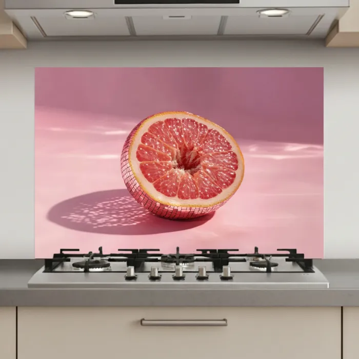 Grapefruit - Roze - Disco - Shiny keuken achterwand spatscherm klein -3d_website