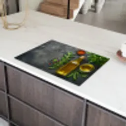 Mediterrane Keukenessenties Inductie beschermer vinyl 3mm klein -sfeer8