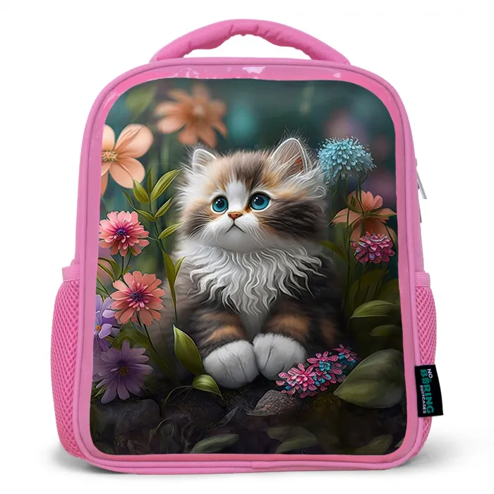 Snoezige Sjakie Kinderrugzak - Roze middel -3d