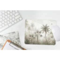 Jungle - Palmbomen - Natuur muismat rubber klein -witbureau