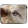 Schaap - Oog - Wit laptophoes neopreen klein -zkaufland3dotto