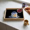 Pannenkoeken - Blauwe Bessen - Bord Dienblad Rechthoek middel -sfeer2