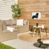 Fries - Hengst - Modern tuinposter los doek klein -sfeer4