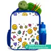 Smiley - Hartje - Ster Kinderrugzak - Blauw middel -inhoud_NL