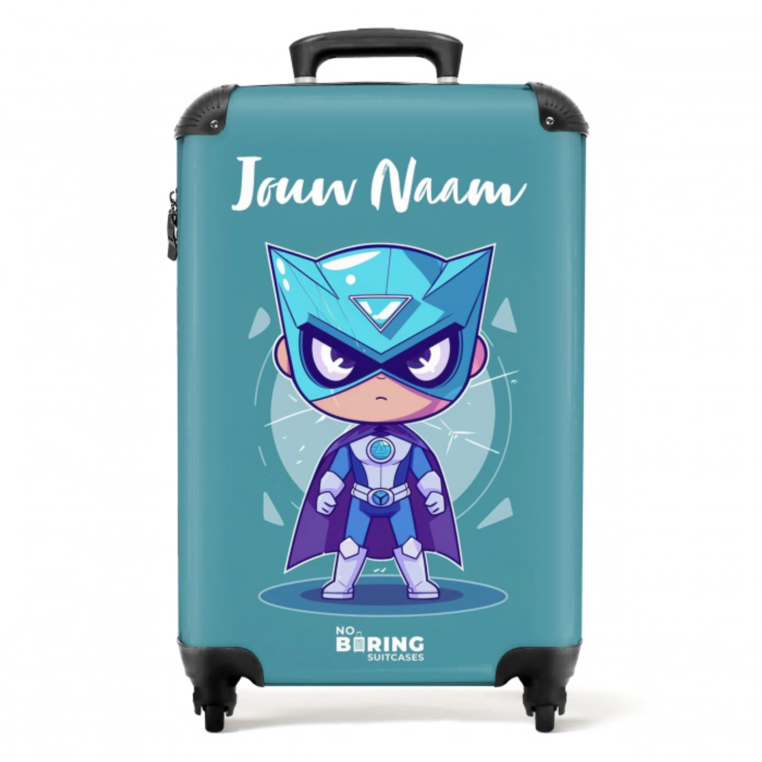 Turquoise tornado NBS - Handbagage koffer - Kinderen Unisex middel -productfoto_recht