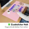 Daddy's - Blauw - Blokletters Muismat XXL klein -ysfeer3_duits
