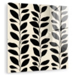 Botanisch - Dessin - Zwart - Beige plexiglas 5mm klein 11 -zzzproduct_nieuw