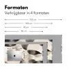 Grillige vormen - Subtiele overgangen - Dynamisch Muismat XXL klein -sfeer5