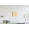 Swag - Bruin - Beige textielposter latten blank klein -kinderkamer