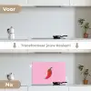 Peper - Rood - Illustratie keuken achterwand spatscherm klein -voor_na_NL