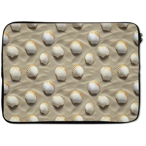 Schelpen - Zand - Maritiem laptophoes neopreen klein 279 -zkaufland3dotto